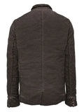 Poème Bohémien single-breasted crinkled shirt jacket