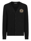 Dolce & Gabbana logo-appliqué buttoned cardigan