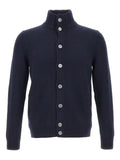 Gran Sasso button-fastening high-neck cardigan