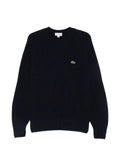 Lacoste ribbed-knit raglan-sleeve sweater