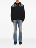 AMIRI floral-embroidered hoodie