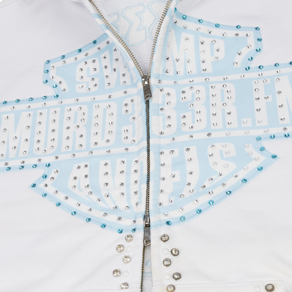 White Chop333r Hoodie