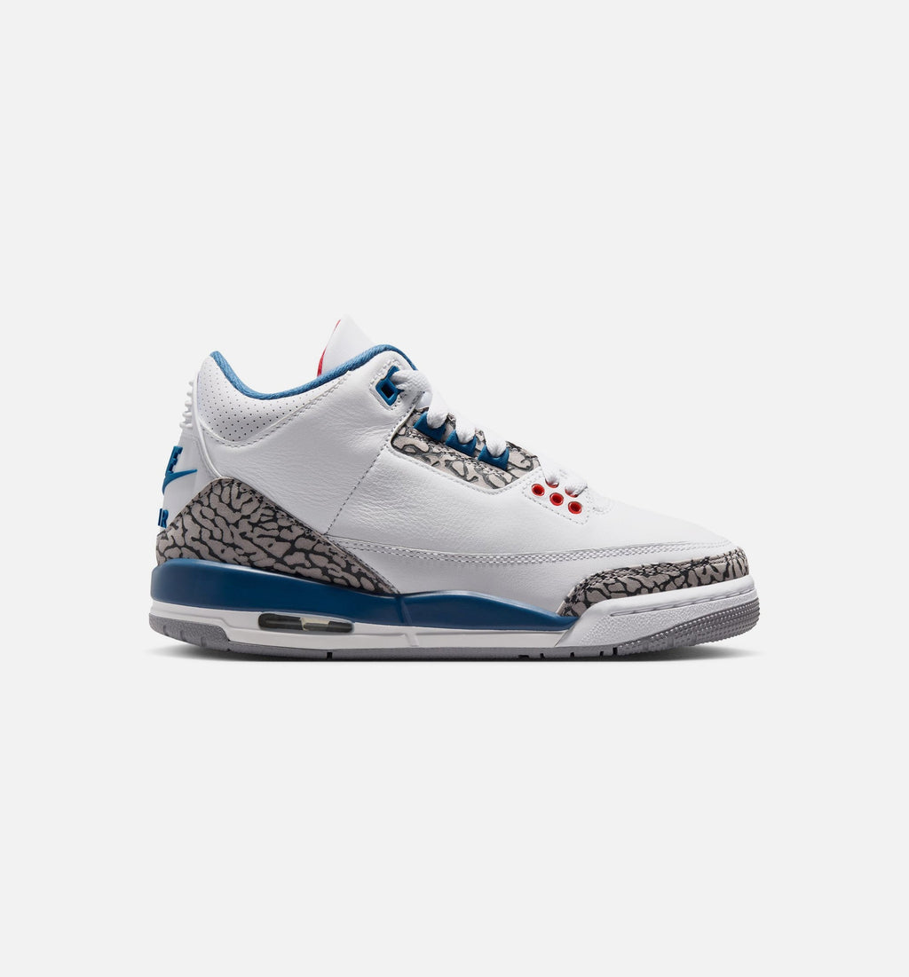 Air Jordan 3 Retro OG “True Blue” Grade School Lifestyle Shoes (GS)