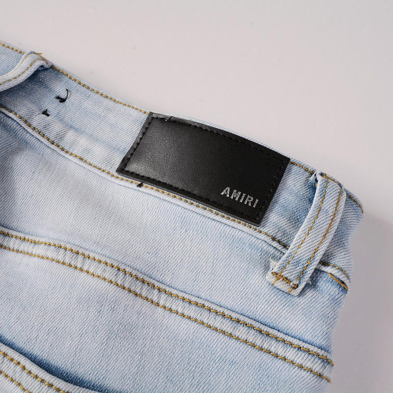 AMIRI Slim Fit Distressed Jeans #6624