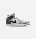 Air Jordan 1 Mid SE | Men's Lifestyle Shoe | Black/White/Wolf Grey