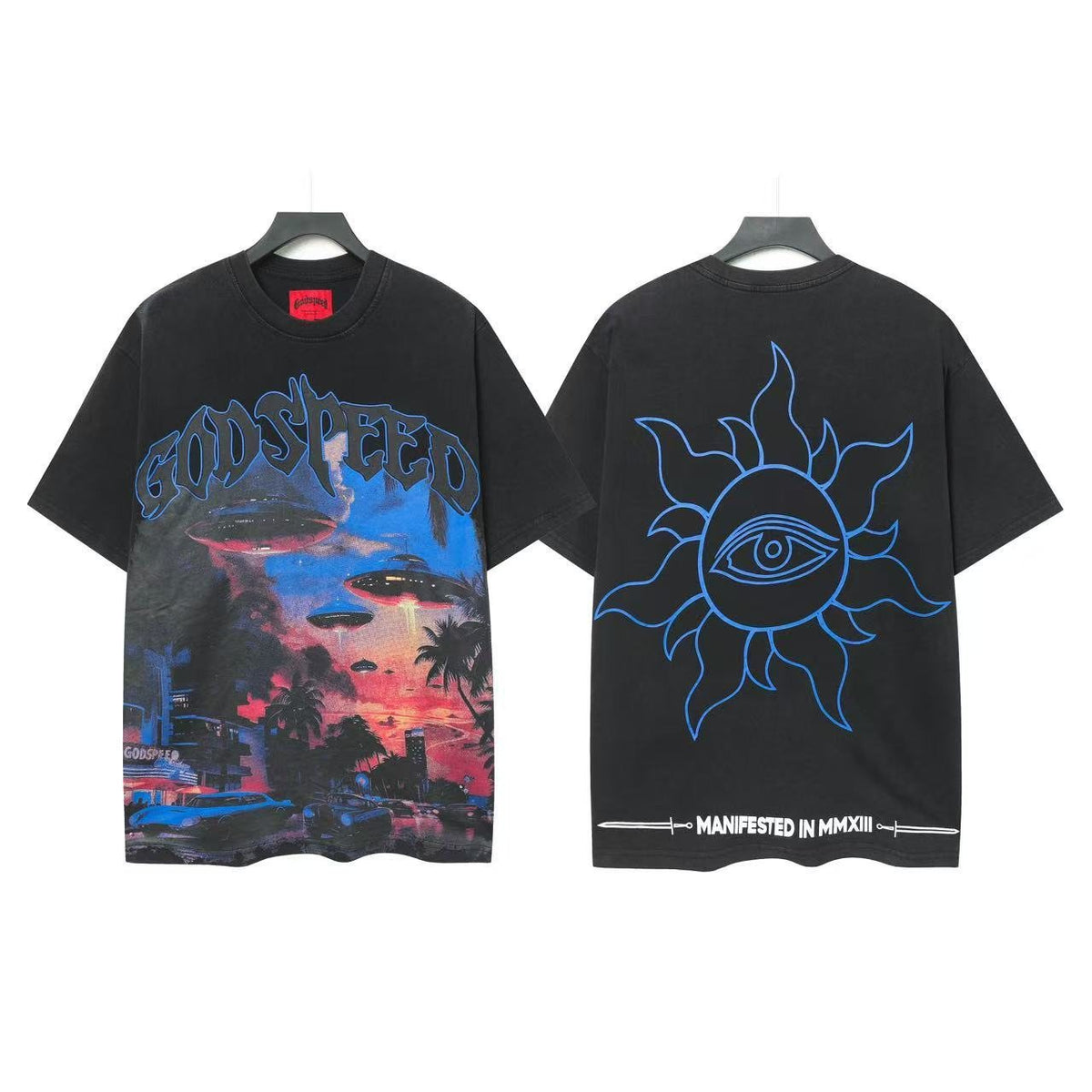 Godspeed UFO Eye Sun Graphic T-Shirt