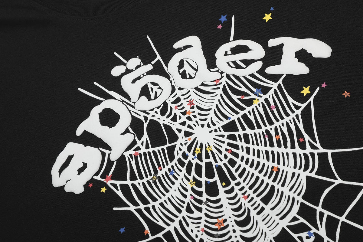 Sp5der Spiderweb Graphic Short-Sleeve T-Shirt