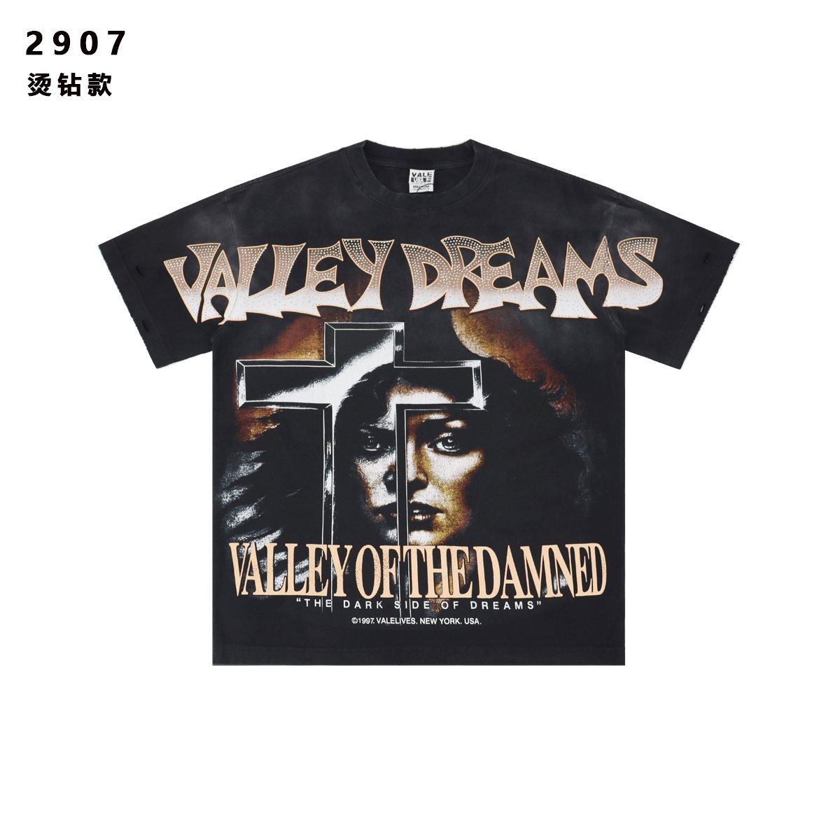 VALE USA Valley of the Damned Dragon Graphic T-Shirt