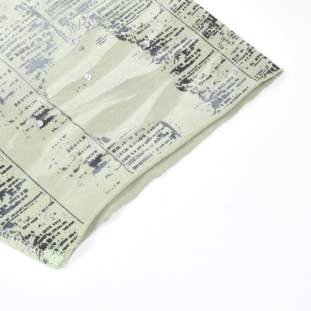 FIRST ROW Sacred Heart Cropped T-Shirt