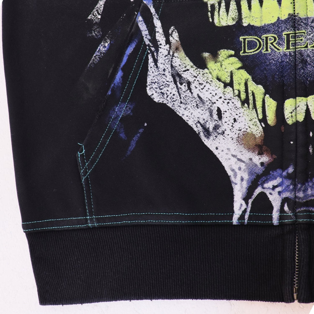 VALE USA Valley Dreams Skull Graphic Zip Hoodie