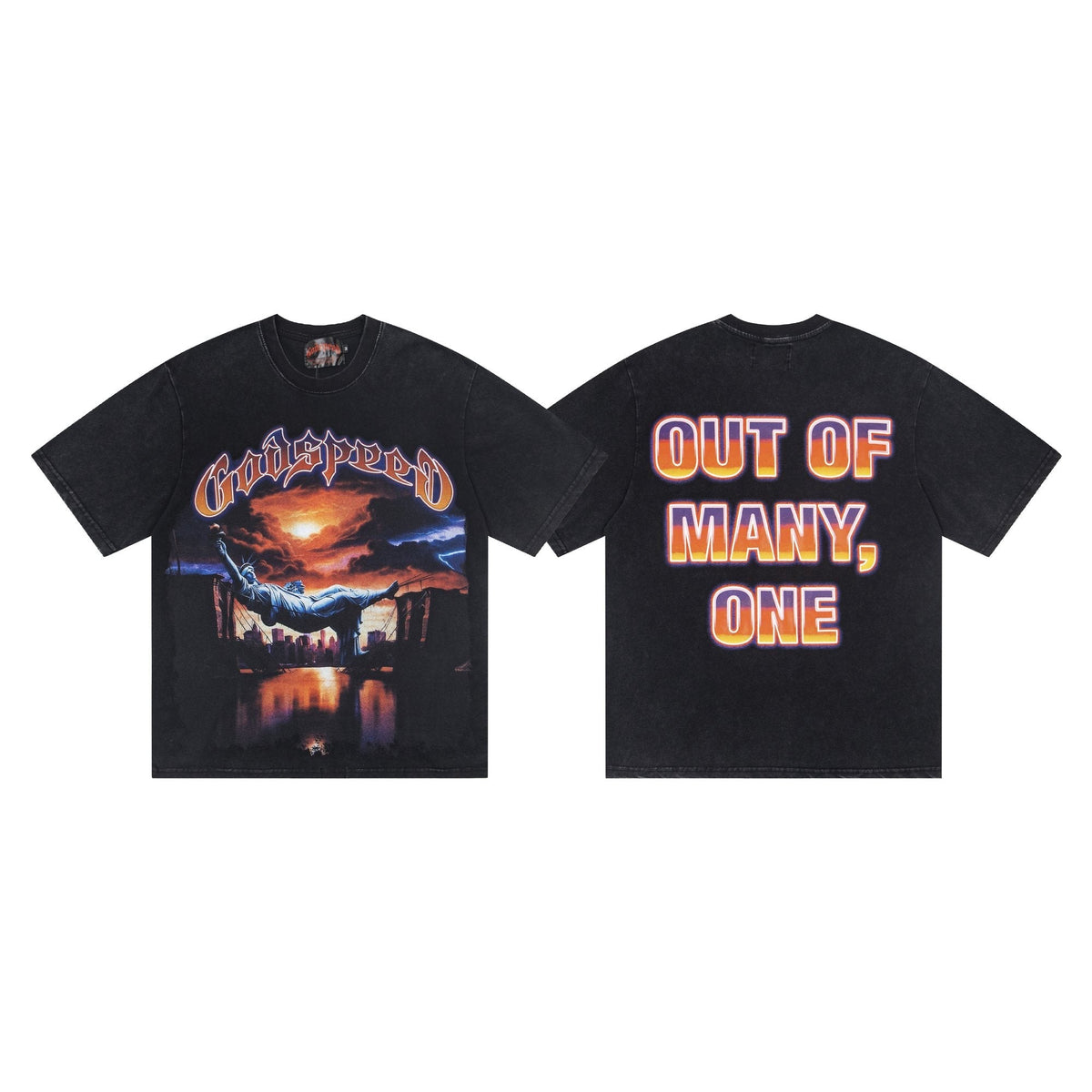 Godspeed Out of Many One Short-Sleeve Graphic T-Shirt