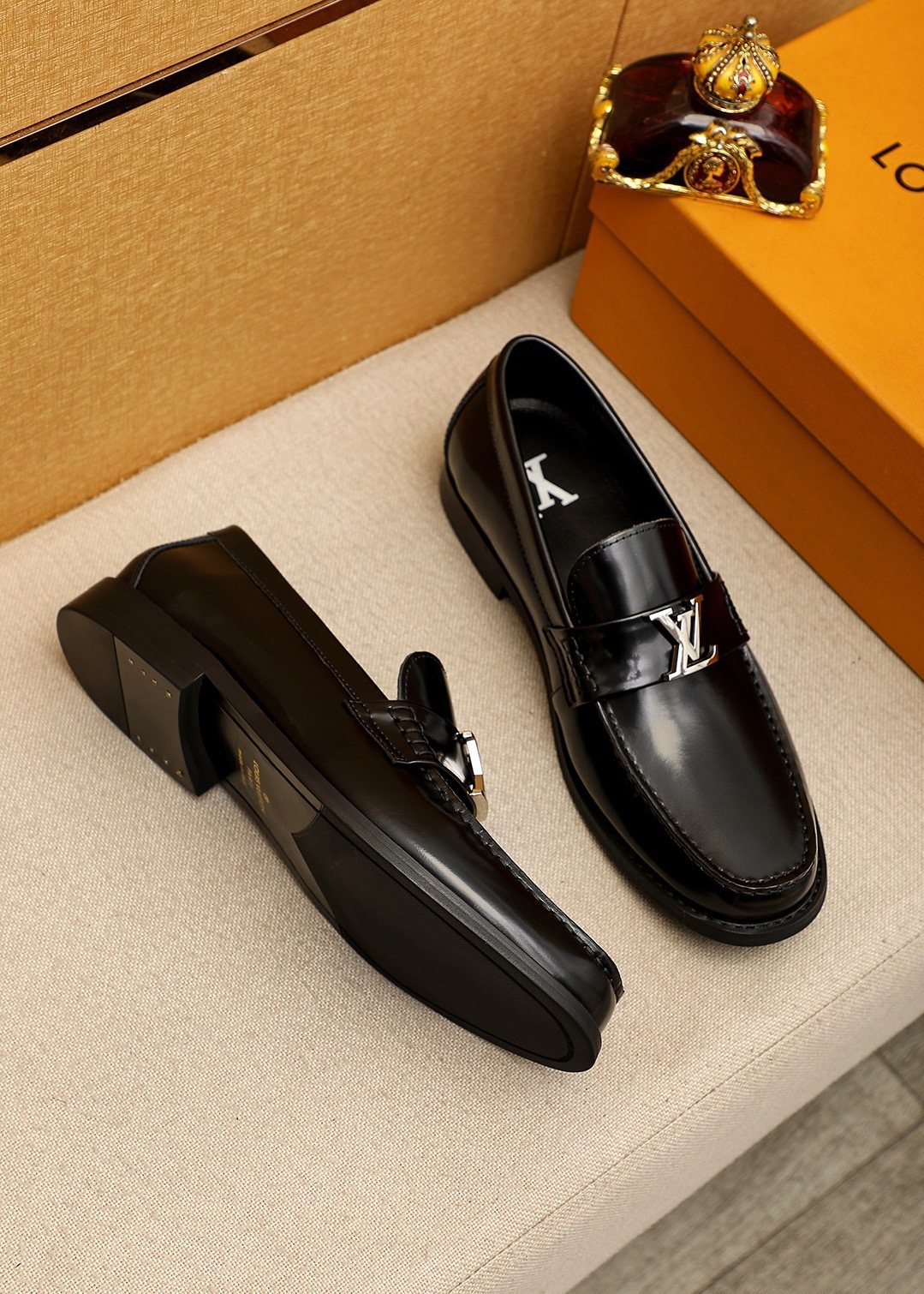 Louis Vuitton Black Hardware Loafers